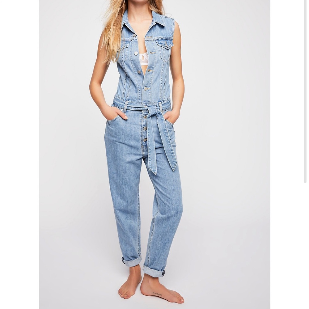 Free People Levi’s Denim Jumpsuit